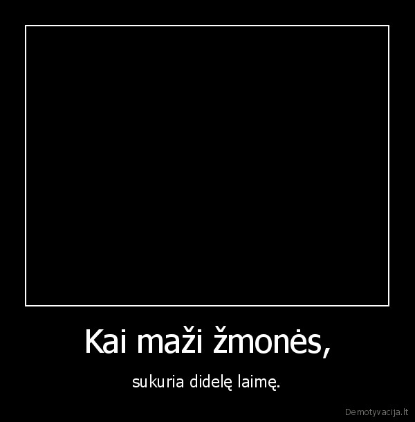 Kai maži žmonės,