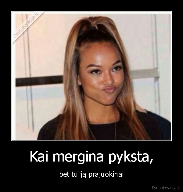 mergina,pyksta