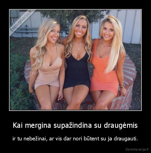 mergina,drauges