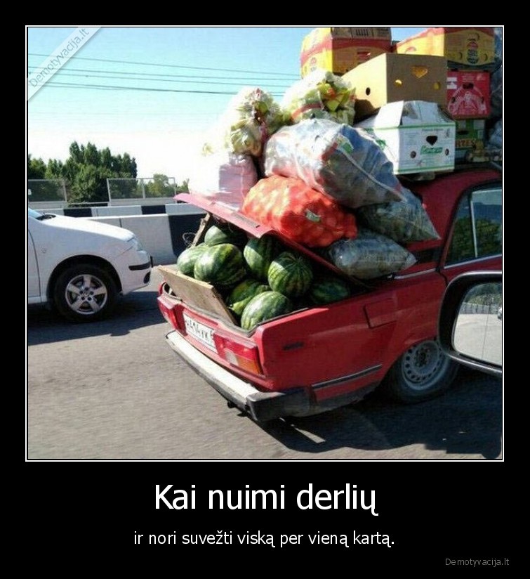derlius,vezimas