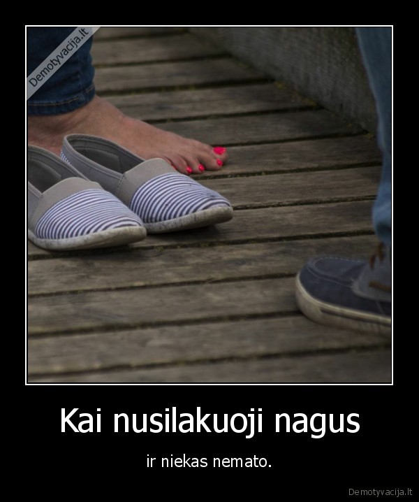 Kai nusilakuoji nagus