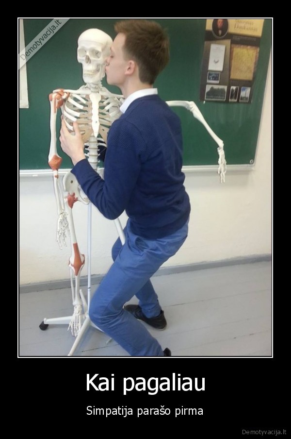 simpatija,skeletas