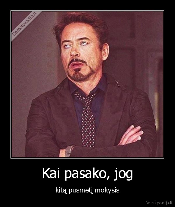 Kai pasako, jog