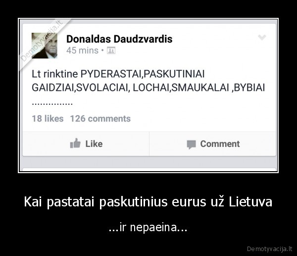 Kai pastatai paskutinius eurus už Lietuva