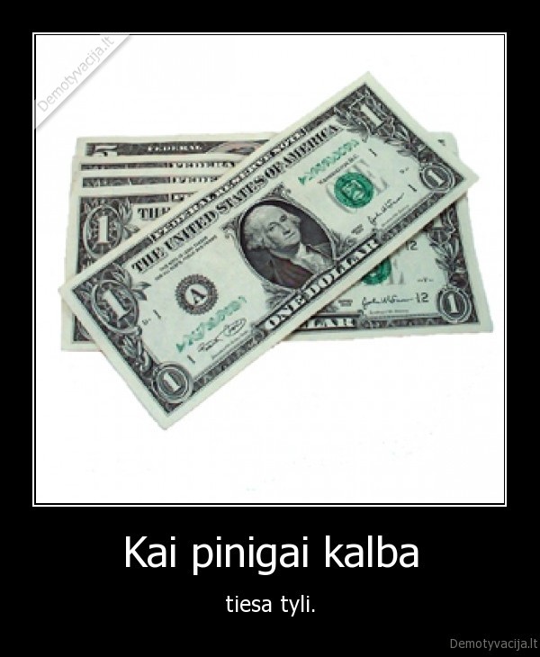 Kai pinigai kalba