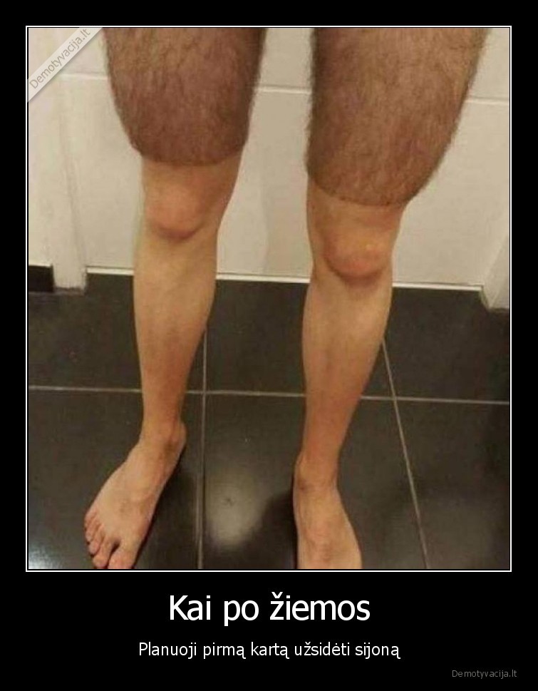 nuskustos, kojos