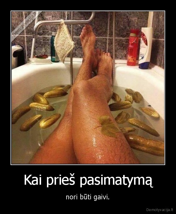 pasiamtymas,vonia,kojos,agurkai
