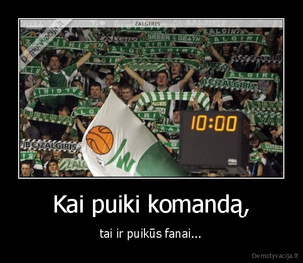 Kai puiki komandą,