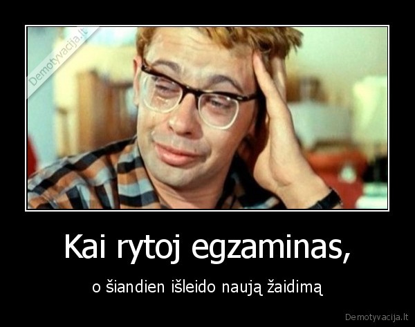 egzaminas,serverus