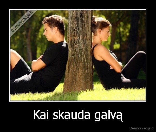 Kai skauda galvą
