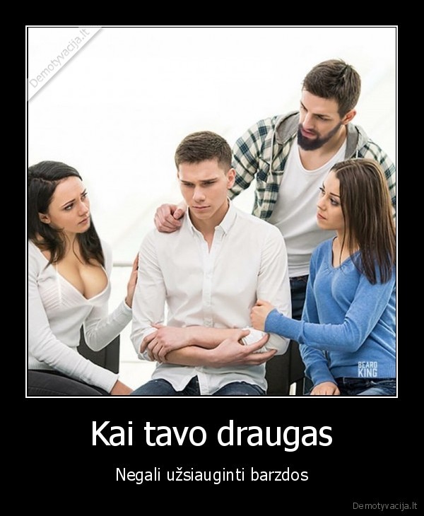 barzda,draugas,nezelia