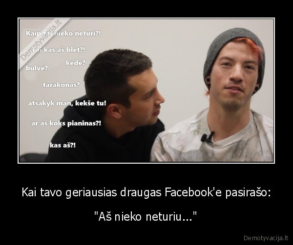 draugai,niekas