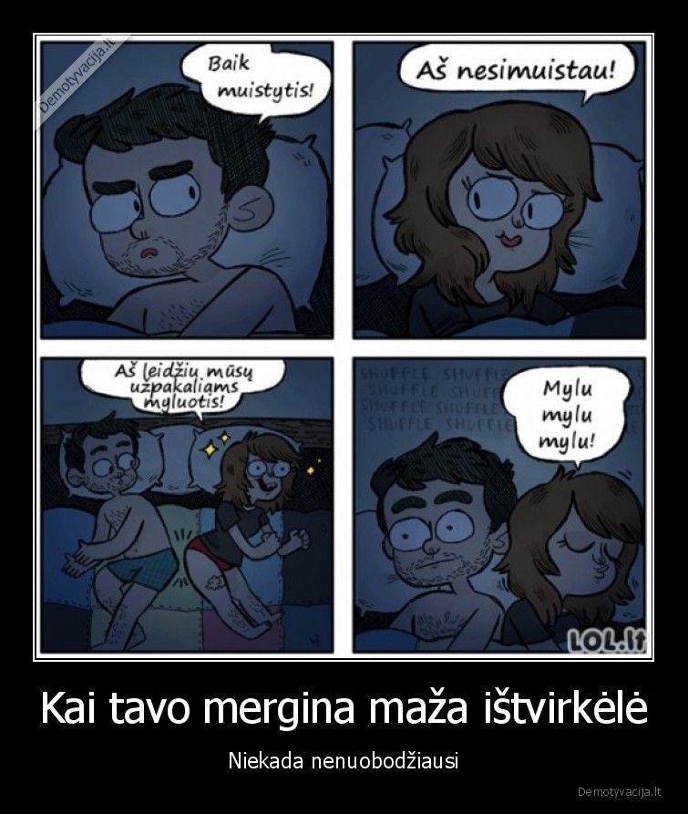 linksma, mergina,miega, su, vaikinu