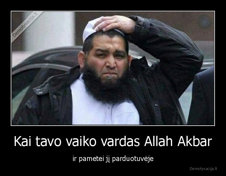 allah, akbar,musulmonai,parduotuve,vaikas