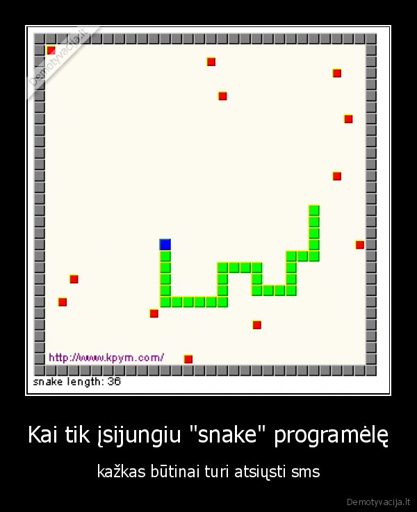 snake,sms,smoriginas, kaltas