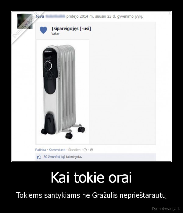petras, grazulis,facebook, statusas,saltas, oras
