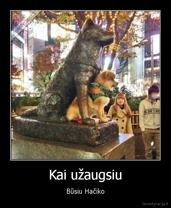 hachiko,haciko,statula