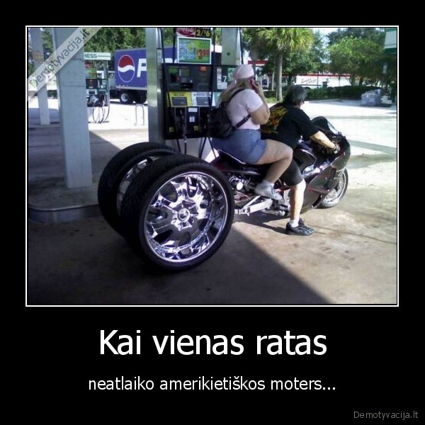 Kai vienas ratas