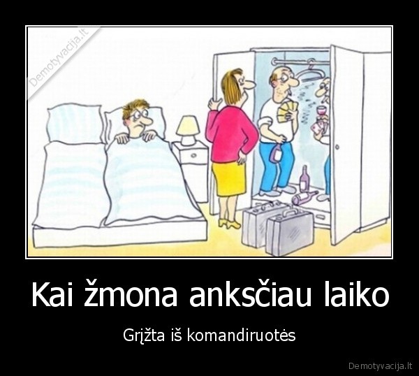 komandiruote,vyras, geria