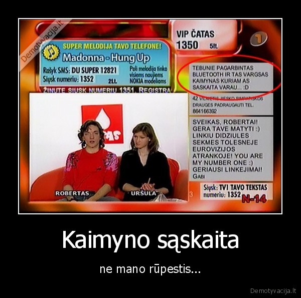 saskaita, bluetooth, kaimynas, brangus, sms