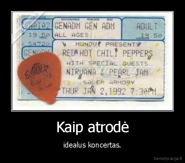 koncertas,idealus,nirvana,red, hot, chilli, peppers