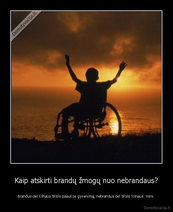 Kaip atskirti brandų žmogų nuo nebrandaus?