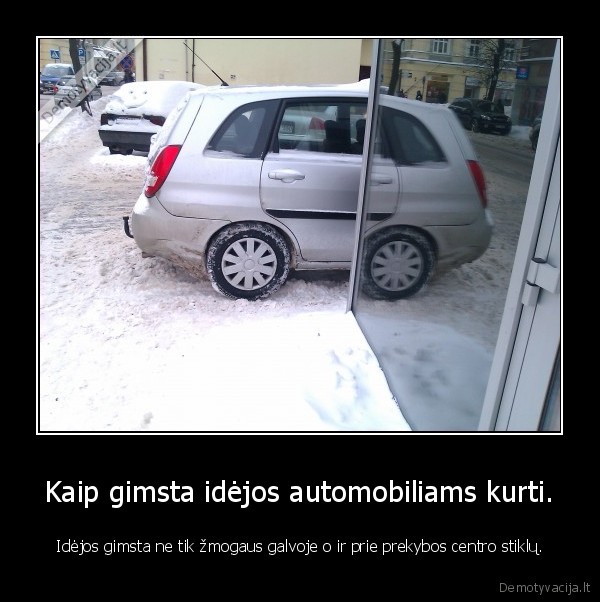 Kaip gimsta idėjos automobiliams kurti.