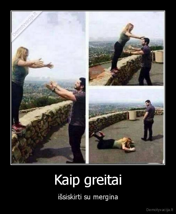mergina,issiskirti