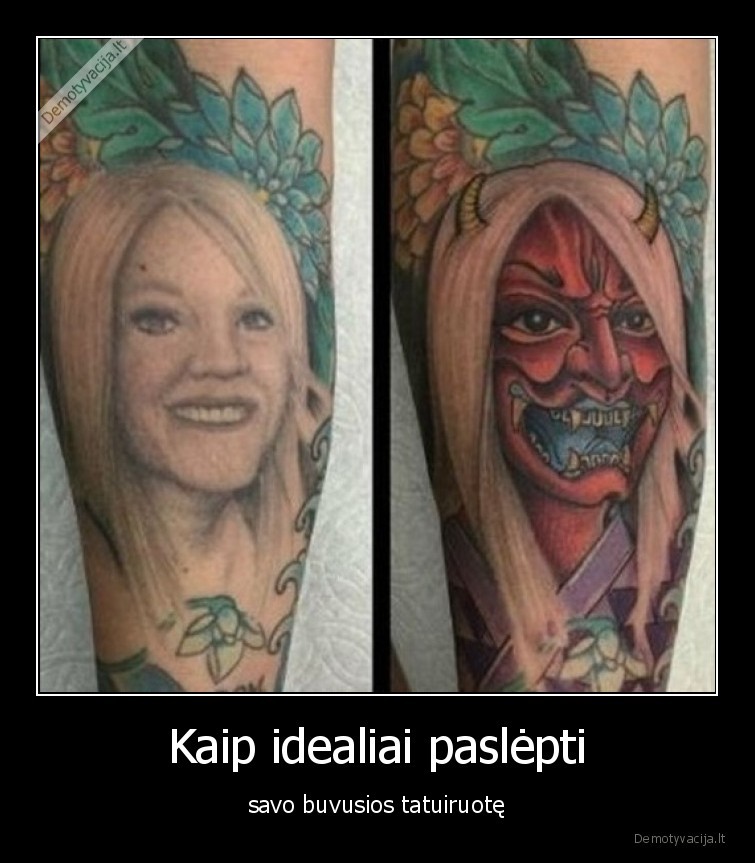 tatuiruote,buvusi,ex,mergina,velnias