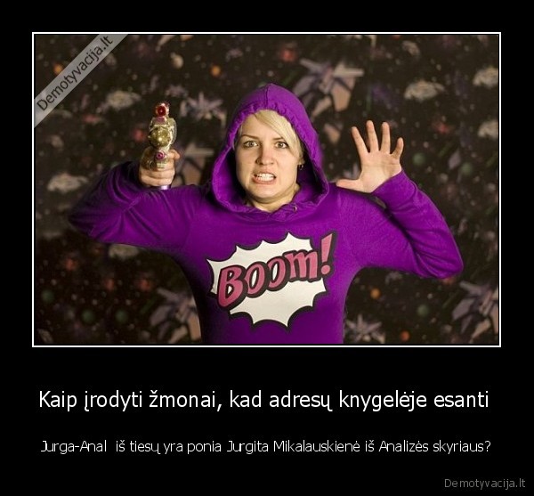 Kaip įrodyti žmonai, kad adresų knygelėje esanti 
