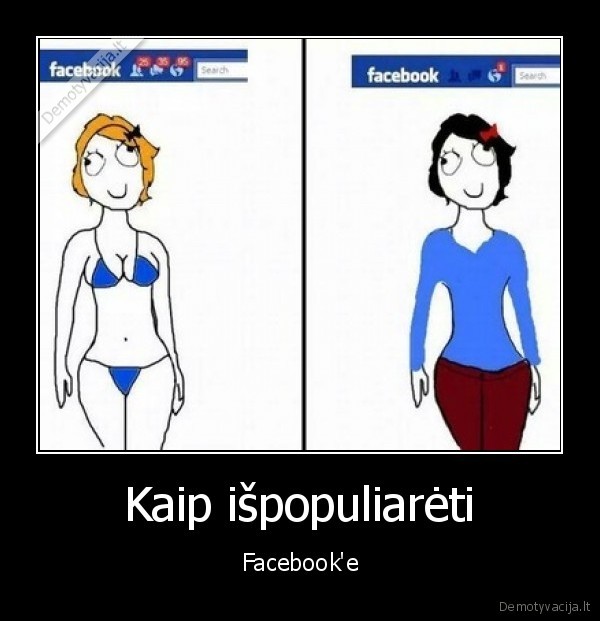 populiarumas,facebook,nuogybes