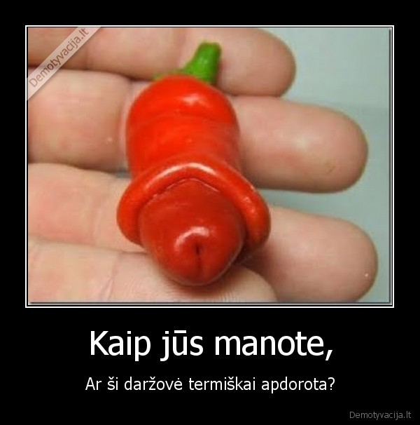 Kaip jūs manote,