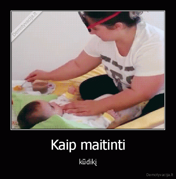 kudikis,maitinti