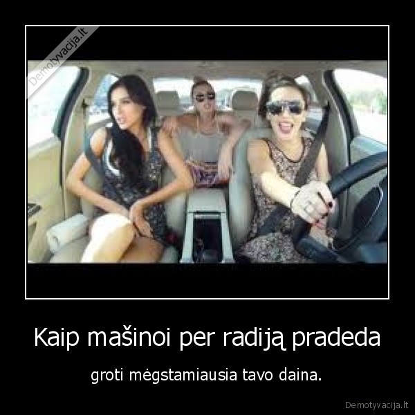 Kaip mašinoi per radiją pradeda
