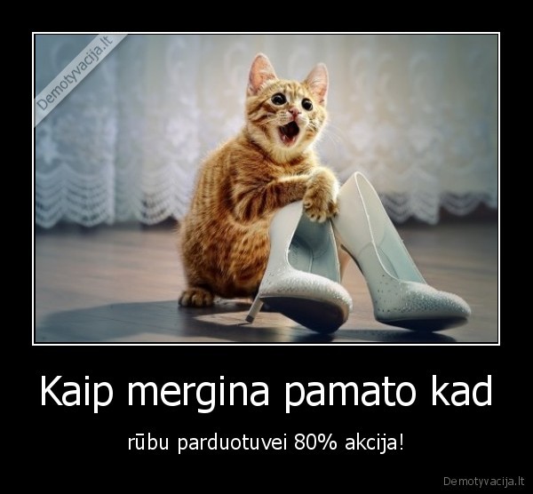 Kaip mergina pamato kad