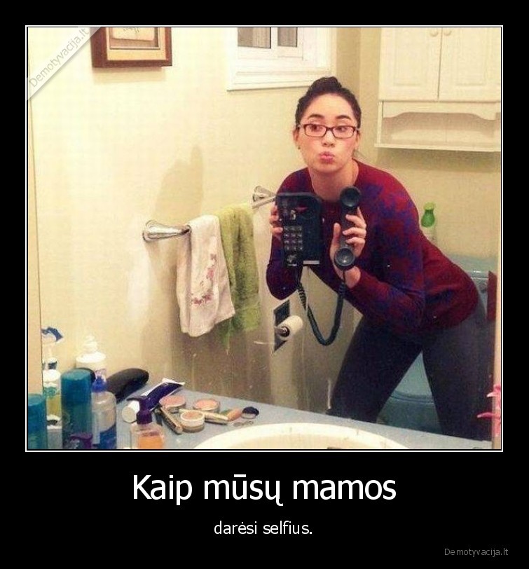mama,selfis,telefonas