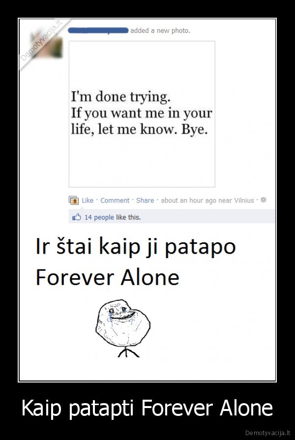 forever,alone
