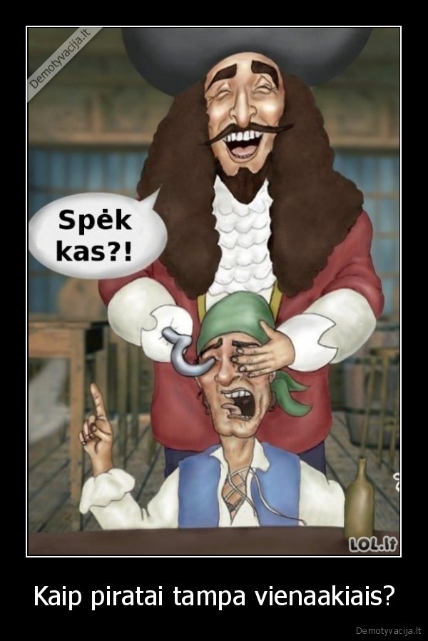 vienaakis, piratas,piratas, be, akies,isdure, aki