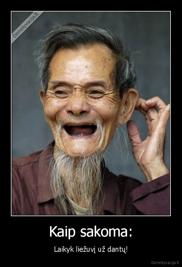 Kaip sakoma: