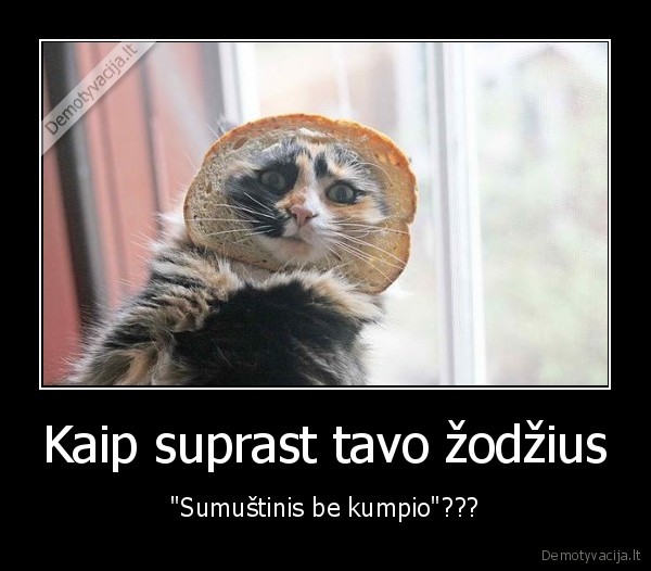 Kaip suprast tavo žodžius