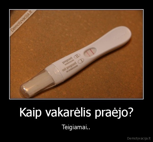 Kaip vakarėlis praėjo?