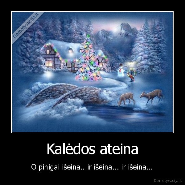 negali, but, kaledos, be, sniego