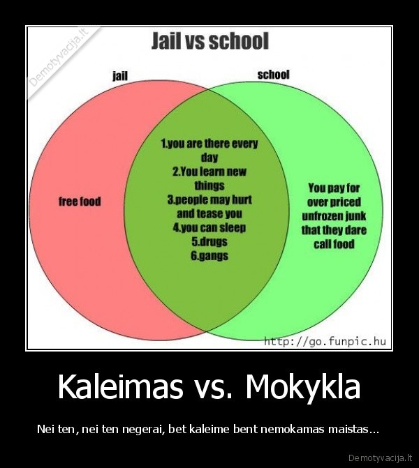 Kaleimas vs. Mokykla