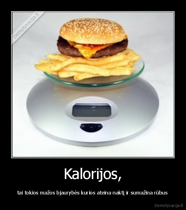 Kalorijos,