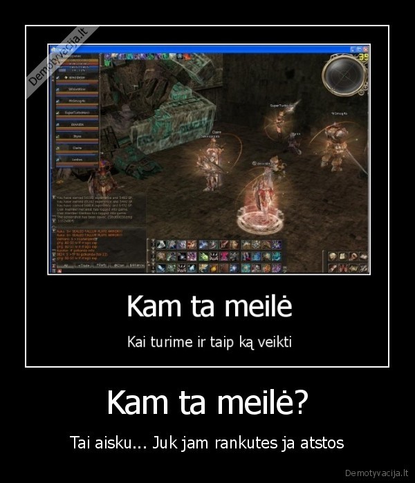 Kam ta meilė?