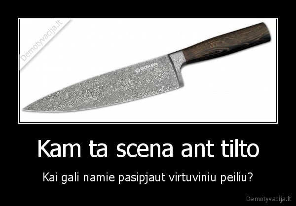 Kam ta scena ant tilto