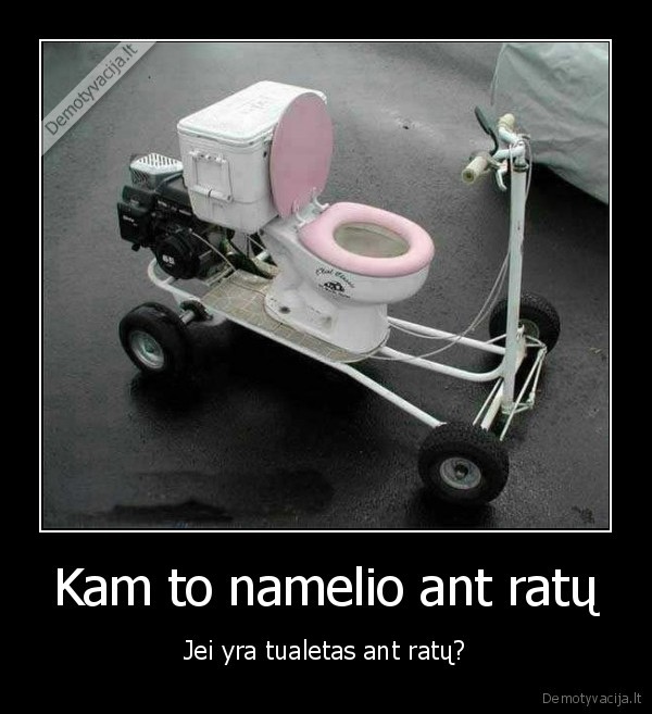 Kam to namelio ant ratų