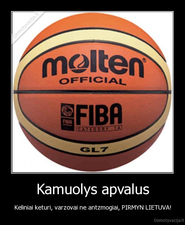 Kamuolys apvalus