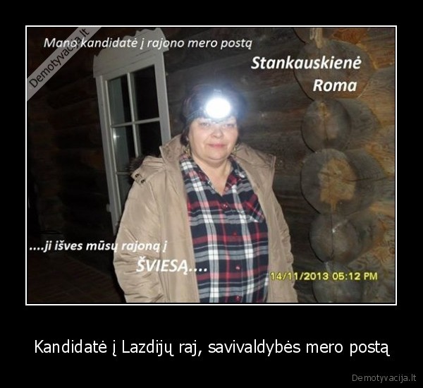 Kandidatė į Lazdijų raj, savivaldybės mero postą