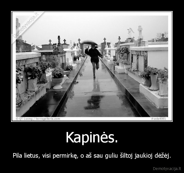Kapinės.
